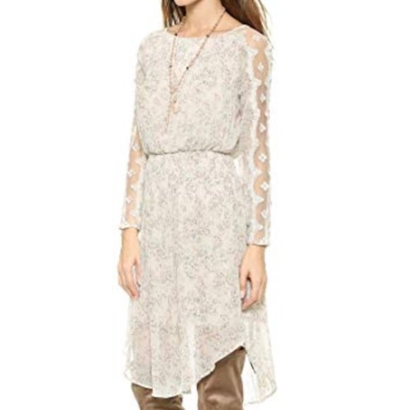 Free People Dresses & Skirts - FREE PEOPLE Charlotte Pleated Chiffon Dress Small